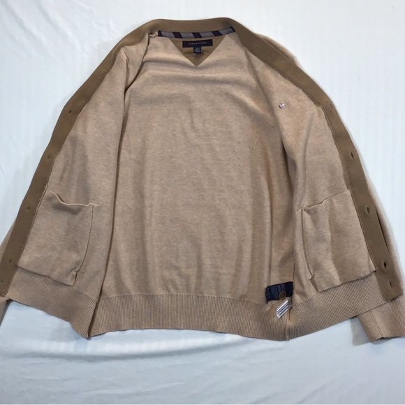 Tommy Hilfiger Mens Button Up Cardigan Size XL Knit Long Sleeve Sweater Academia - Picture 5 of 14